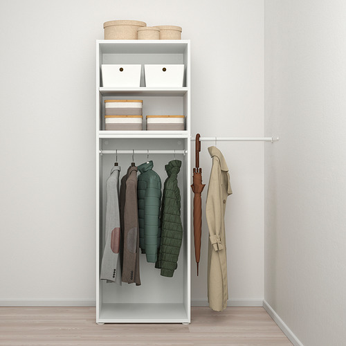 PLATSA wardrobe with 2 doors