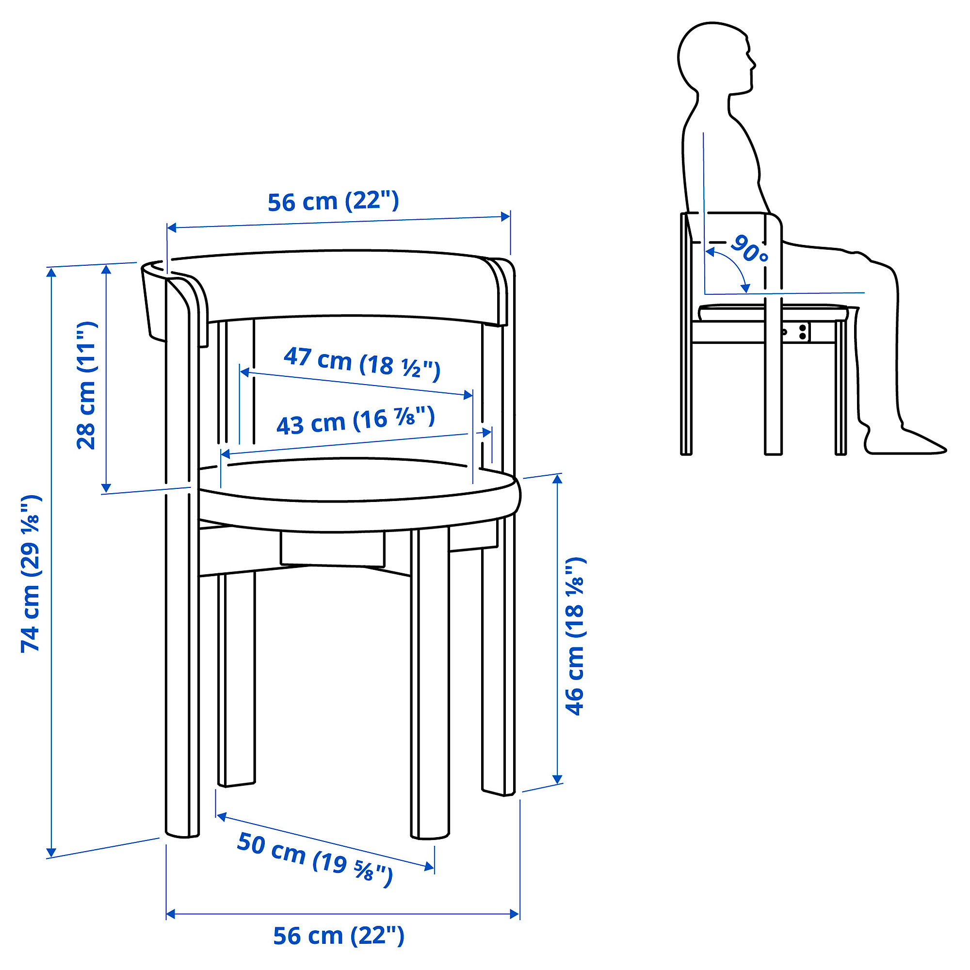 STOCKHOLM 2025/STOCKHOLM 2025 table and 4 chairs
