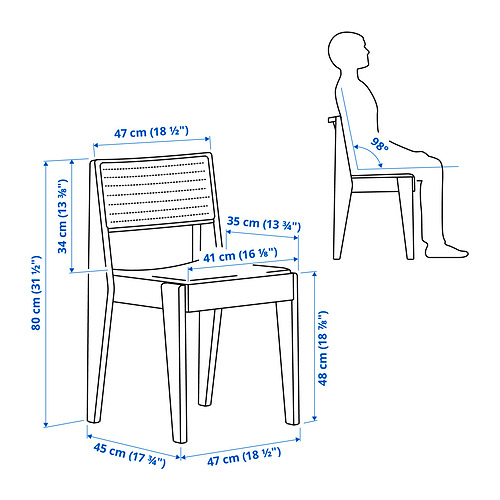 STOCKHOLM 2025/STOCKHOLM 2025 table and 4 chairs