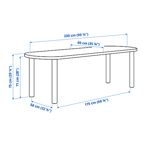 STOCKHOLM 2025/STOCKHOLM 2025 table and 6 chairs