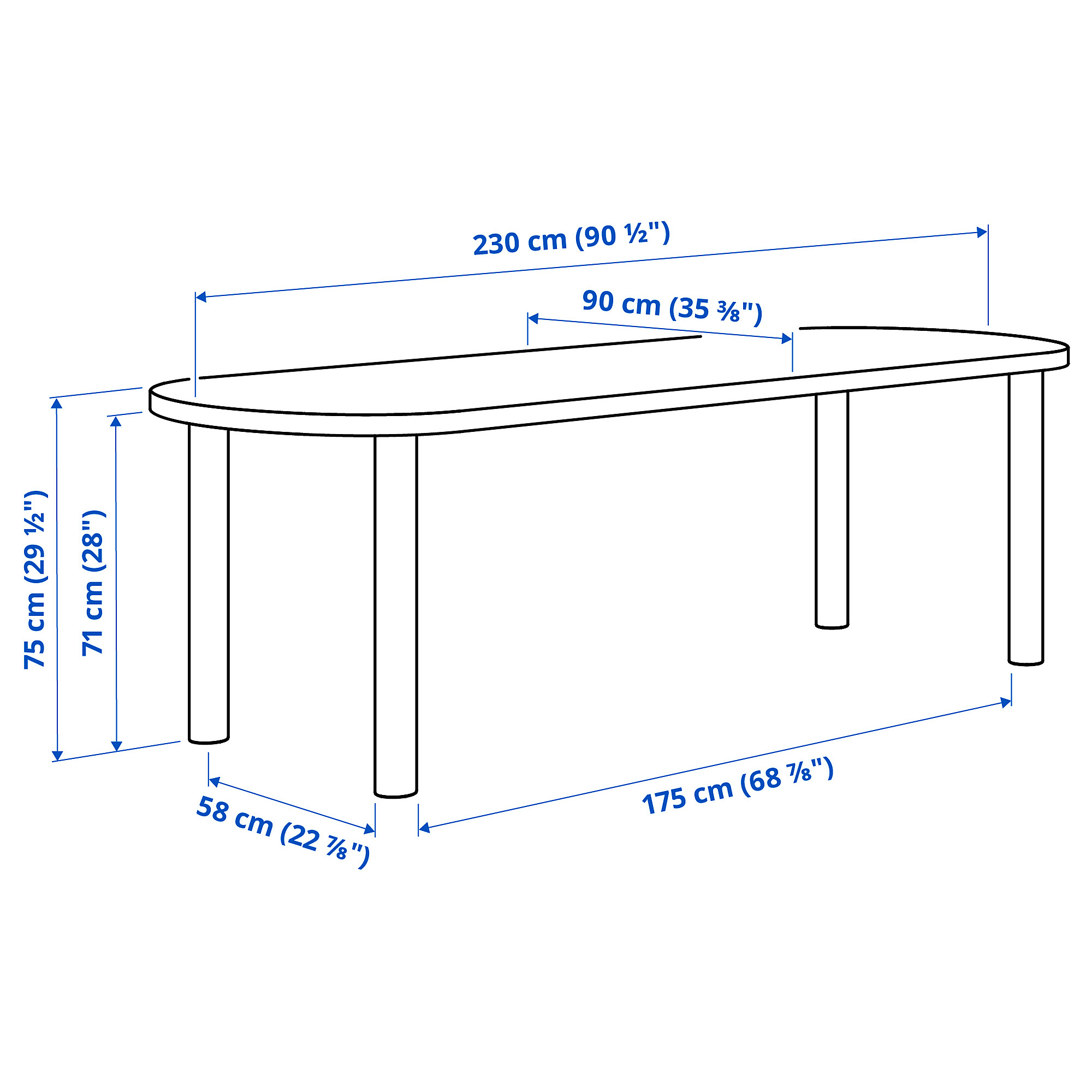 STOCKHOLM 2025/STOCKHOLM 2025 table and 6 chairs