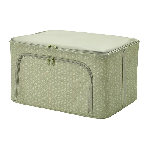 HEMMAFIXARE - storage case, flower/pale grey-green, 34x51x28 cm | IKEA Taiwan Online - E1003668_S4