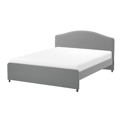 HAUGA upholstered bed frame