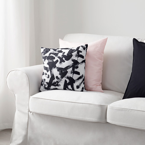 TURILL - 靠枕, 白色/黑色 | IKEA 線上購物 - PE655317_S4