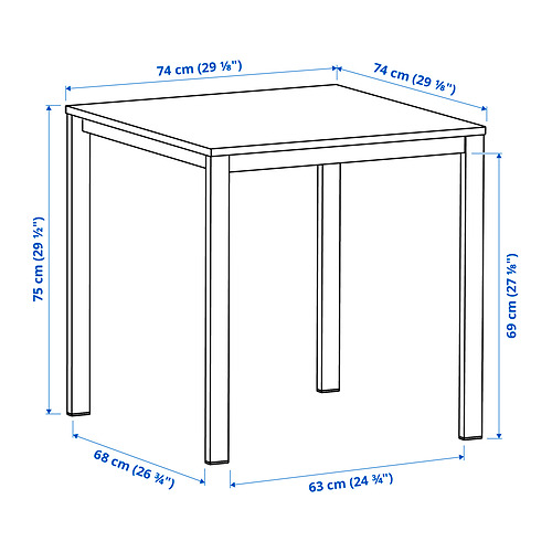VIHALS/VIHALS table and 2 chairs