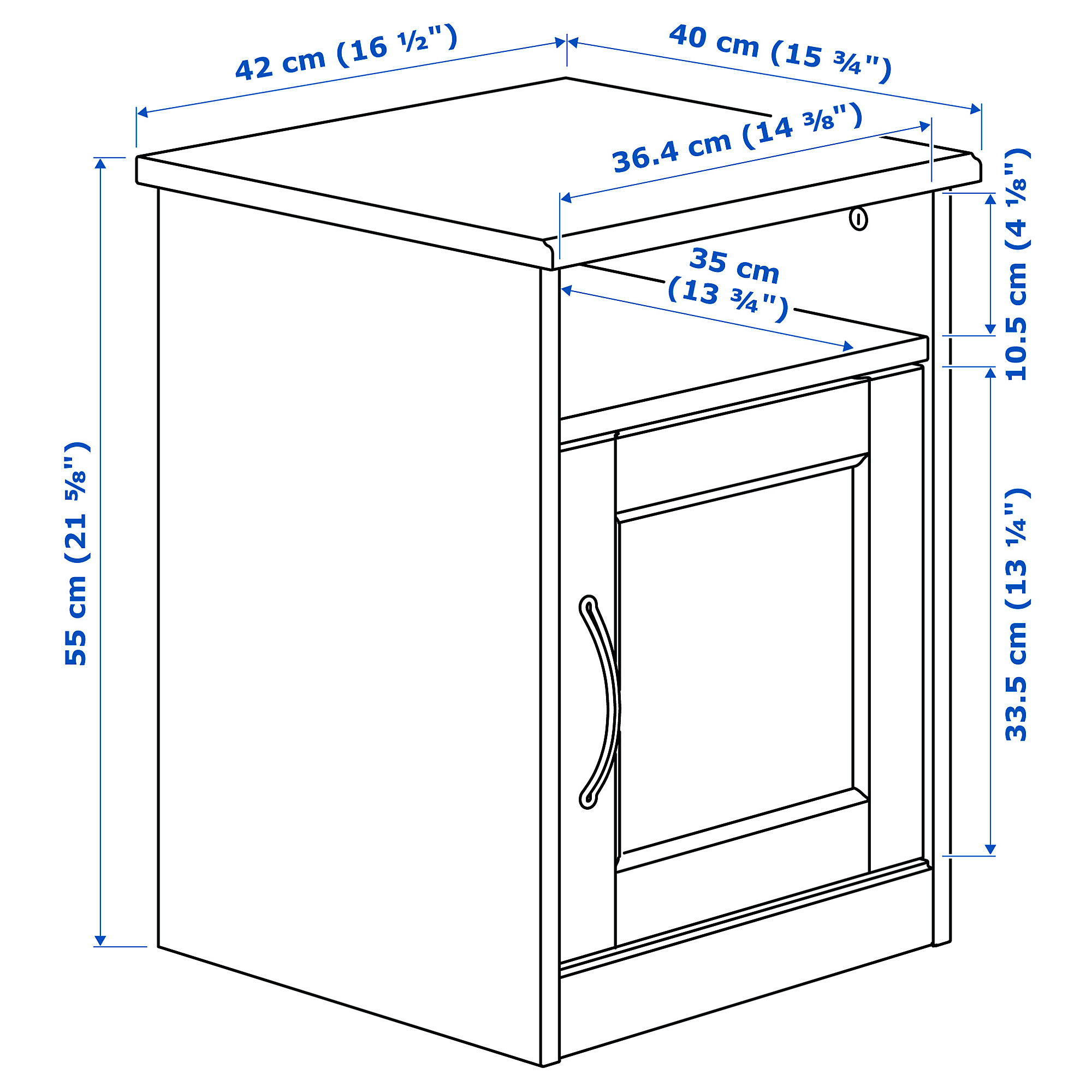 SONGESAND bedroom furniture, set of 5