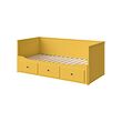 HEMNES - 坐臥兩用床框附三個床底收納盒, 黃色, 80x200 公分 | IKEA 線上購物 - PE965186_S2 