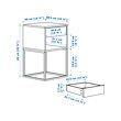 VIKHAMMER bedside table