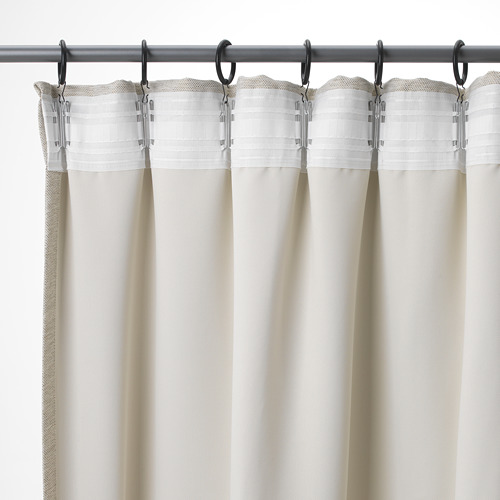 KALAMONDIN - 窗簾 2件裝, 米色 | IKEA 線上購物 - PE598200_S4