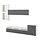 BESTÅ - TV storage combination/glass doors, white Glassvik/Bergsviken black | IKEA Taiwan Online - PE818536_S1