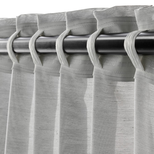 HILJA - 窗簾 2件裝, 灰色 | IKEA 線上購物 - PE671126_S4