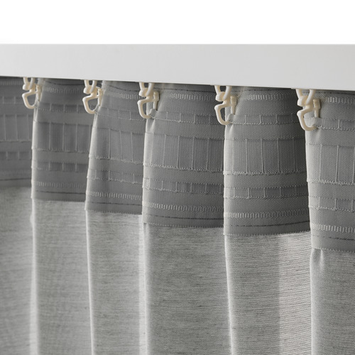 HILJA - 窗簾 2件裝, 灰色 | IKEA 線上購物 - PE671129_S4