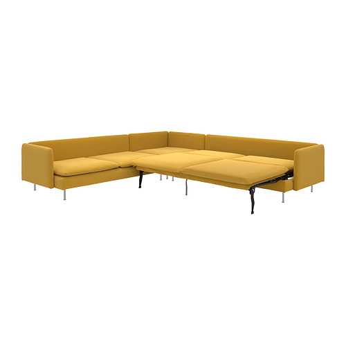 SÖDERHAMN corner sofa-bed, 6-seat