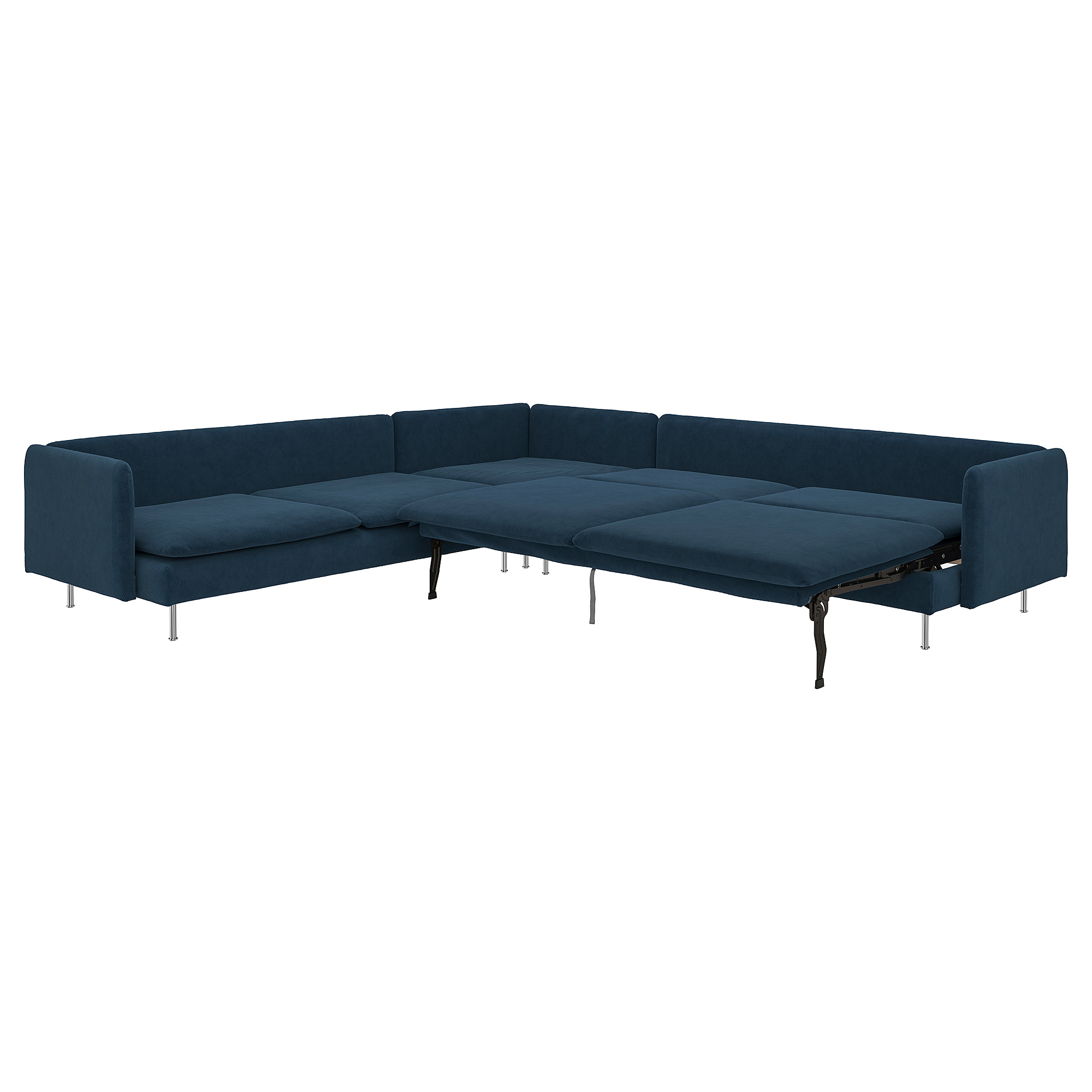 SÖDERHAMN corner sofa-bed, 6-seat