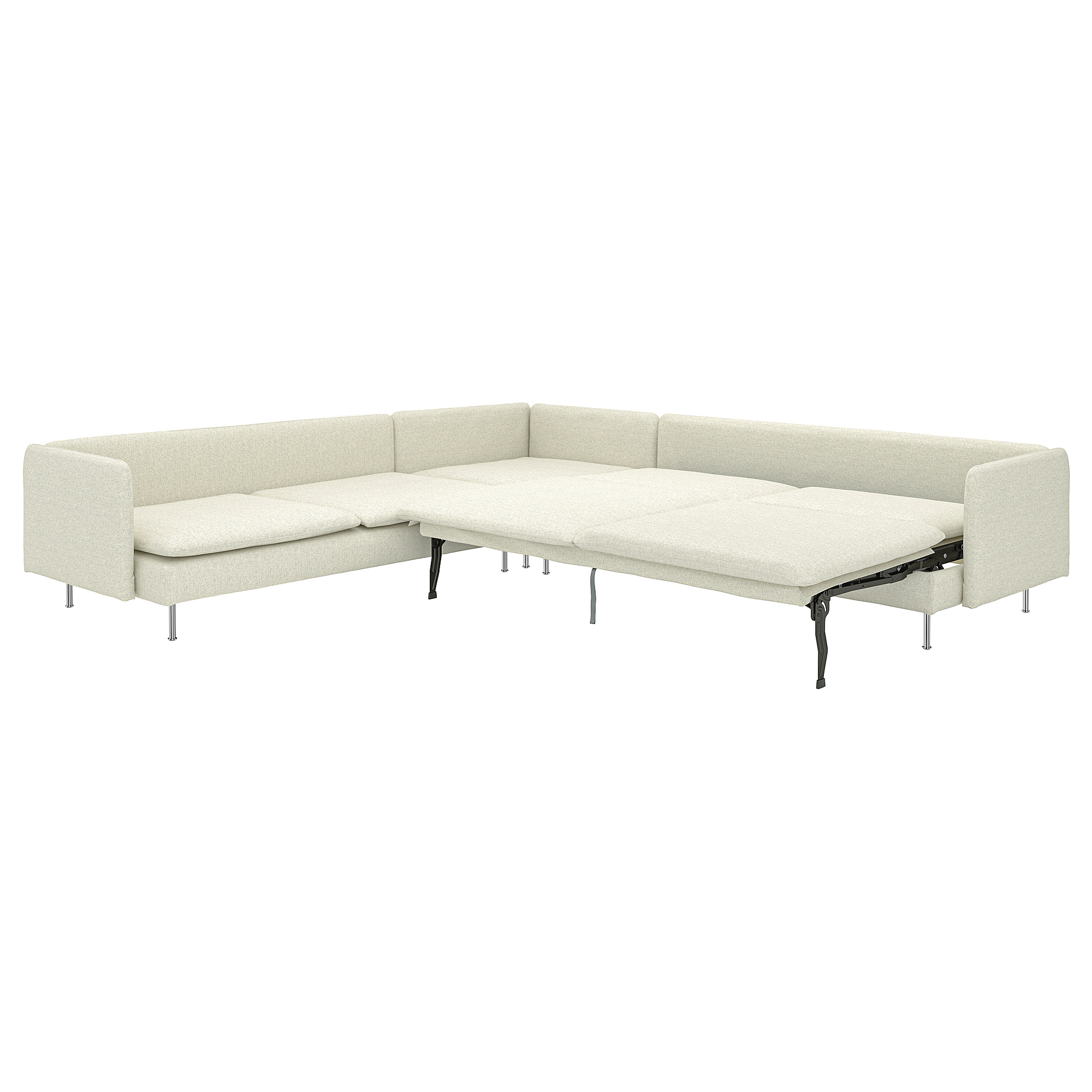 SÖDERHAMN corner sofa-bed, 6-seat