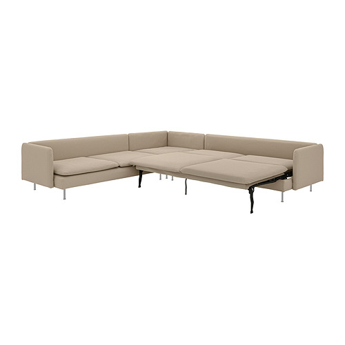 SÖDERHAMN corner sofa-bed, 6-seat