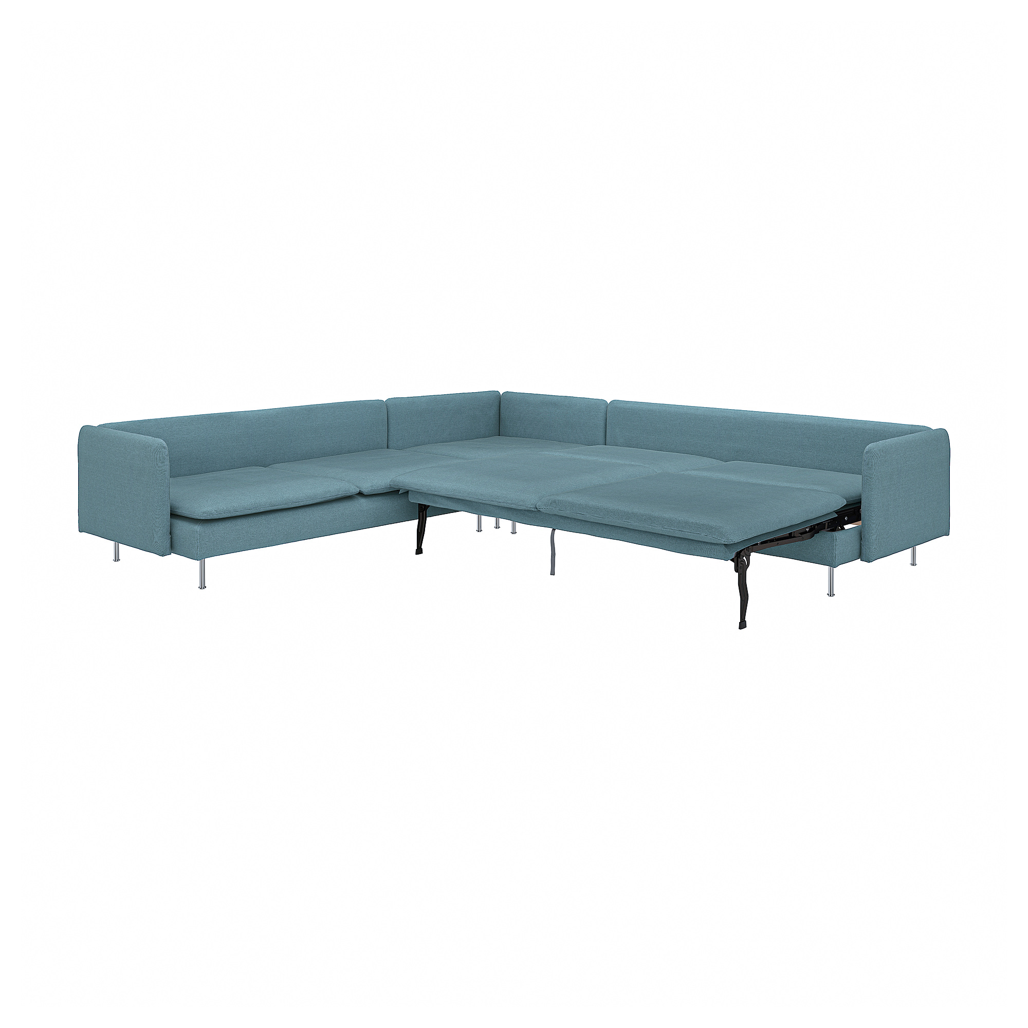 SÖDERHAMN corner sofa-bed, 6-seat