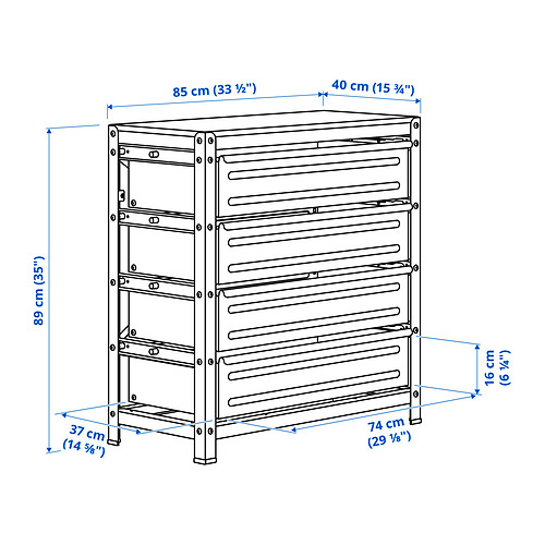 BROR work bench with drawers