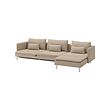SÖDERHAMN 4-seat sofa-bed