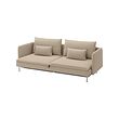 SÖDERHAMN 3-seat sofa-bed