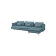 SÖDERHAMN 4-seat sofa-bed