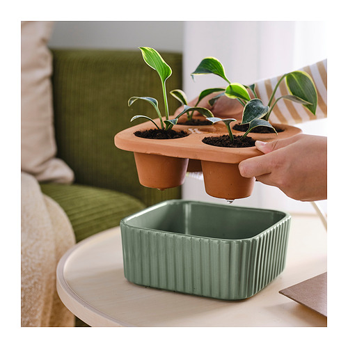 DAKSJUS self-watering plant pot