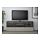 BESTÅ - 電視櫃附門板/抽屜, 黑棕色/Selsviken 高亮面/米色透明玻璃 | IKEA 線上購物 - PE559596_S1