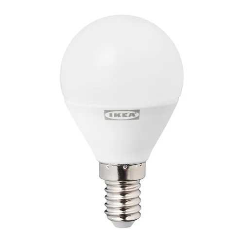 TRÅDFRI - LED燈泡 E14 470流明, 智慧 無線調光/白光光譜 球形 | IKEA 線上購物 - PE764209_S4