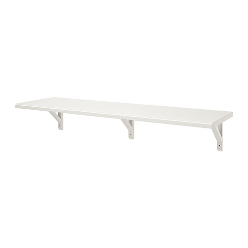 TRANHULT/SANDSHULT - wall shelf, white stained aspen, 120x30 cm | IKEA Taiwan Online - PE764266_S4