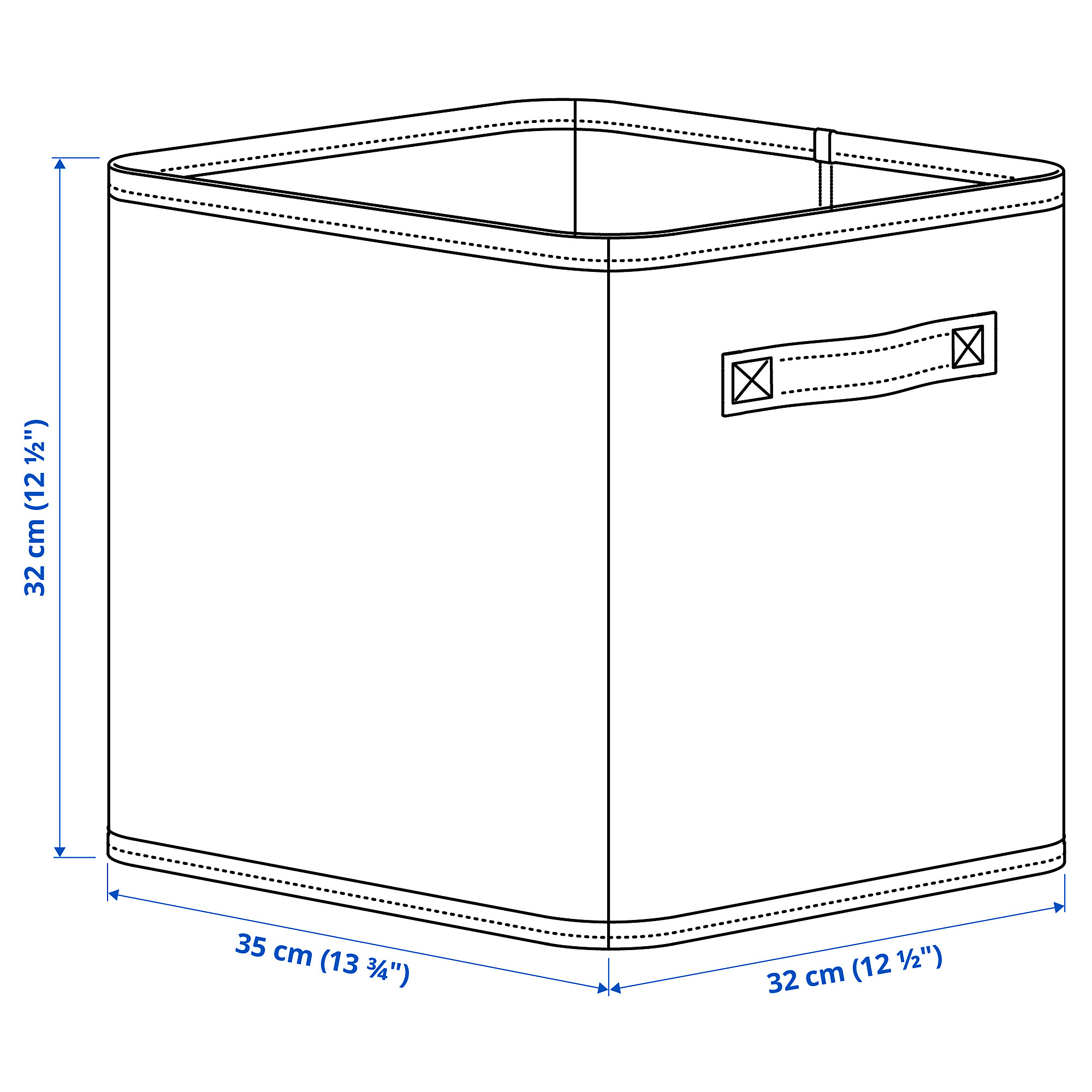 SLÅTTERVALL storage basket