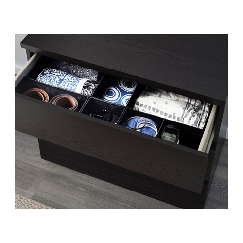 MALM - 抽屜櫃/3抽, 黑棕色 | IKEA 線上購物 - PE624251_S4
