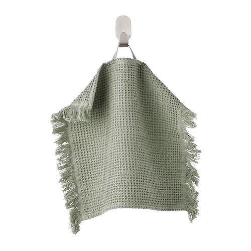 VALLASÅN - washcloth, light green, 30x30 cm | IKEA Taiwan Online - PE861794_S4