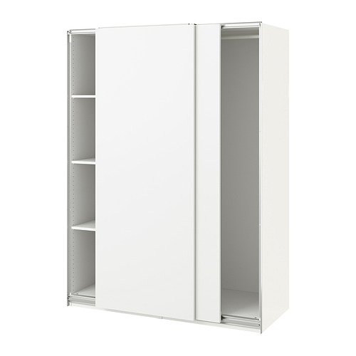 PAX/HASVIK - 衣櫃/衣櫥, 白色/白色, 150x66x201 公分 | IKEA 線上購物 - PE900086_S4