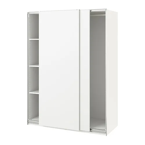 PAX/HASVIK - 衣櫃/衣櫥, 白色/白色, 150x66x201 公分 | IKEA 線上購物 - PE900086_S4