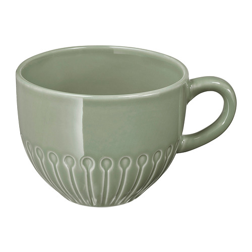 STRIMMIG - mug, stoneware pale grey-green, 36 cl | IKEA Taiwan Online - PE934496_S4