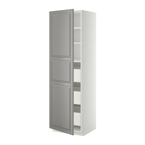 METOD/MAXIMERA high cabinet with drawers