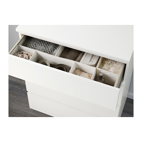 MALM - 抽屜櫃/4抽, 白色 | IKEA 線上購物 - PE624311_S4