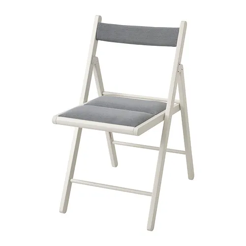FRÖSVI - 折疊椅, 白色/Knisa 淺灰色 | IKEA 線上購物 - PE900120_S4