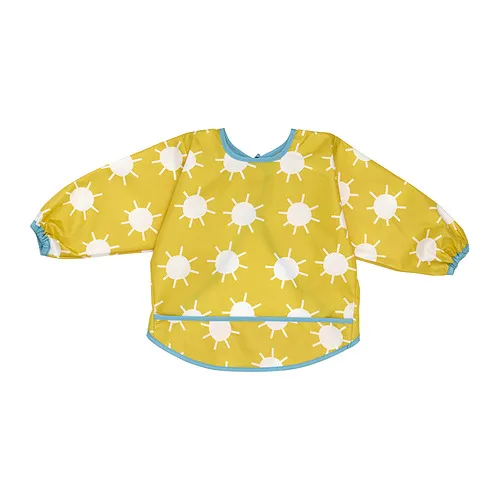 KLADDIG - 圍兜, 黃色/白色 | IKEA 線上購物 - PE965379_S4