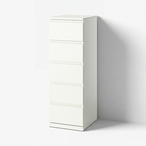 STORKLINTA - 抽屜櫃/5抽，白色，40x50x120 公分 | IKEA 線上購物 - E1038837_S4