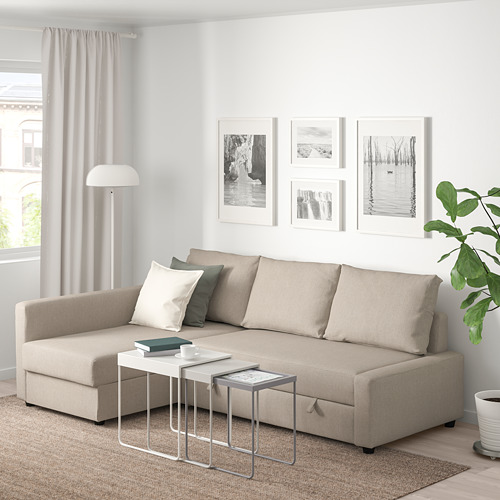 FRIHETEN - 轉角沙發床附收納空間, Hyllie 米色 | IKEA 線上購物 - PE723175_S4