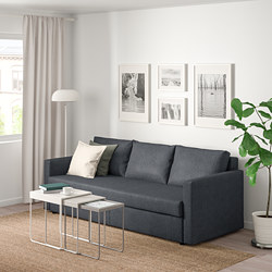 FRIHETEN - three-seat sofa-bed, Skiftebo dark grey | IKEA Taiwan Online - PE644868_S3