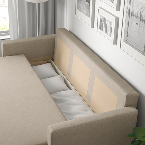 FRIHETEN - 三人座沙發床, Hyllie 米色 | IKEA 線上購物 - PE723192_S4