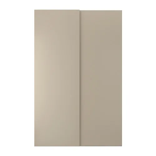 HASVIK - 滑門組, 灰米色, 150x236 公分 | IKEA 線上購物 - PE900138_S4