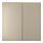 HASVIK - pair of sliding doors, grey-beige, 200x201 cm | IKEA Taiwan Online - PE900139_S1