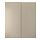 HASVIK - pair of sliding doors, grey-beige, 200x236 cm | IKEA Taiwan Online - PE900140_S1