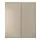HASVIK - pair of sliding doors, grey-beige, 200x236 cm | IKEA Taiwan Online - PE900140_S1