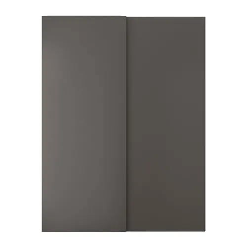 HASVIK - 滑門組, 深灰色, 150x201 公分 | IKEA 線上購物 - PE900141_S4
