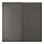 HASVIK - pair of sliding doors, dark grey, 200x201 cm | IKEA Taiwan Online - PE900143_S1