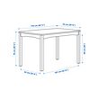 HAUGA/HAUGA table and 4 chairs